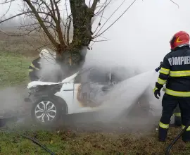 Foto Un tânăr de 19 ani, din Slatina, şi-a pierdut viaţa într-un accident violent, pe DN 65
