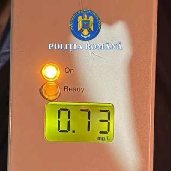 Foto Cu alcoolemie de 0.73 mg/l, un bărbat, din Giuvărăşti, a intrat cu maşina într-un stâlp de pe marginea drumului