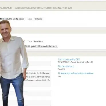 Foto Primăria Slatina a plătit 122.000 euro pentru Revelion. Încasează tot firma colegului de partid al lui De Mezzo