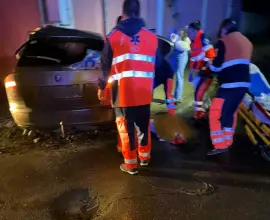 Foto Accident mortal, la Corabia. Un tânăr de 18 ani şi-a pierdut viaţa, iar alte patru victime rănite grav
