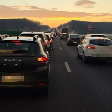 Foto Accident pe DEx 12, în Olt. Zece autoturisme implicate în eveniment. Plan Roşu de intervenţie