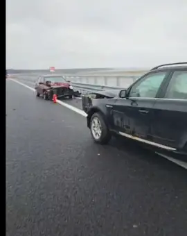 Foto Accident pe Drumul Expres Craiova-Piteşti (VIDEO)