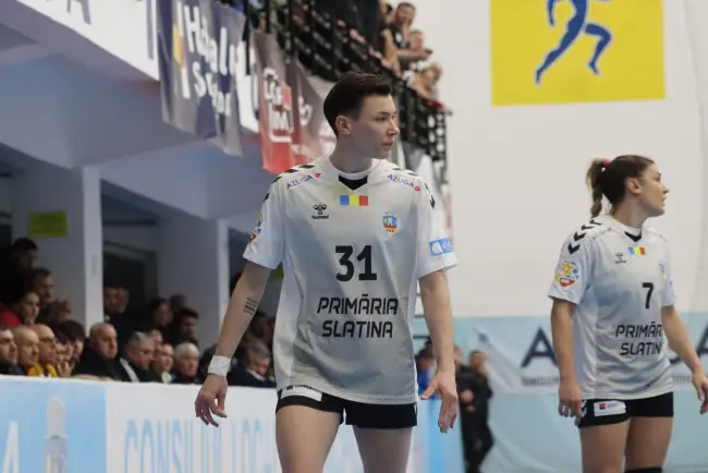 Foto CSM Slatina, egal in extremis obţinut cu Rapid Bucureşti