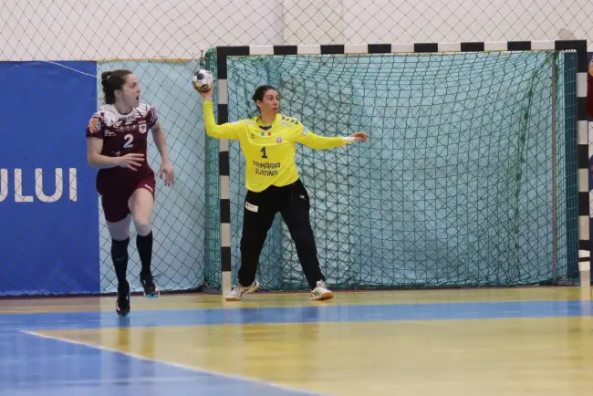 Foto CSM Slatina, egal in extremis obţinut cu Rapid Bucureşti