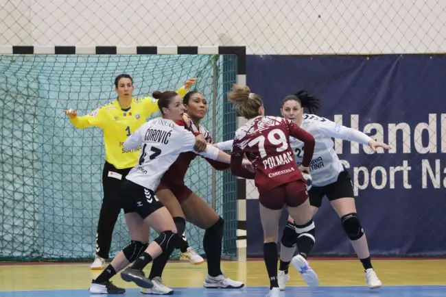 Foto CSM Slatina, egal in extremis obţinut cu Rapid Bucureşti