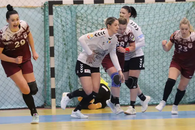 Foto CSM Slatina, egal in extremis obţinut cu Rapid Bucureşti