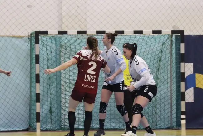 Foto CSM Slatina, egal in extremis obţinut cu Rapid Bucureşti