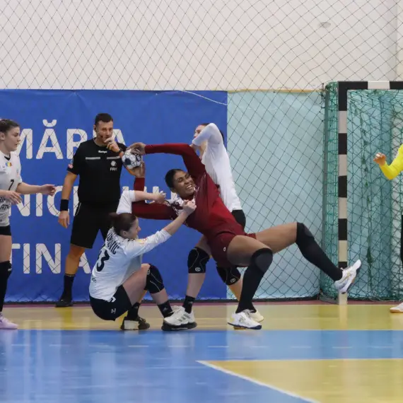 Foto CSM Slatina, egal in extremis obţinut cu Rapid Bucureşti