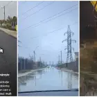 Foto Strada Agricultorului, cu asfaltarea căreia s-a lăudat De Mezzo, inundată la prima ploaie mai serioasă (VIDEO)