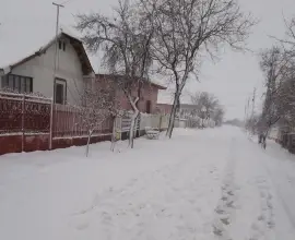 Foto Judeţul Olt, sub Cod Portocaliu de ninsori, polei şi vânt