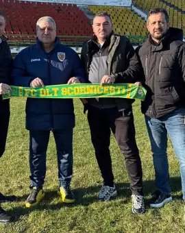 Foto FC Olt Scorniceşti îşi propune promovarea în Liga a III-a. Iordan Eftimie, noul antrenor principal