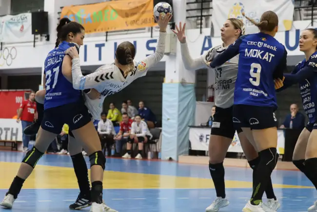 Foto VIDEO. CSM Slatina se impune, scor 32-29, cu Dunărea Brăila