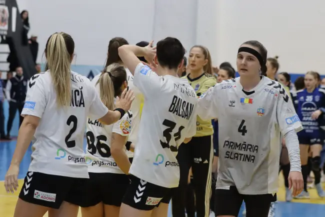 Foto VIDEO. CSM Slatina se impune, scor 32-29, cu Dunărea Brăila