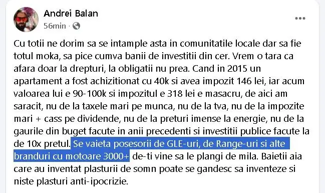 Foto Şeful DUS ia exemplul primarului De Mezzo şi îi ceartă pe slătinenii nemulţumiţi de taxele mari