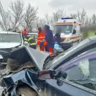 Foto Două persoane rănite într-un accident pe DN 65, la Albota