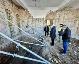 Foto Liceul „Ioniță Asan” din Caracal devine școală ultramodernă. Primarul Ion Doldurea a inspectat șantierul de consolidare