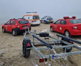 Foto Marinar dispărut în Dunăre, în zona Islaz, căutat cu scafandri și bărci