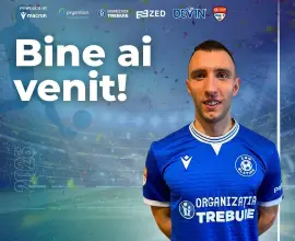 Foto Szilard Magyari, noul atacant al CSM Slatina