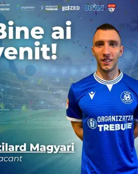 Foto Szilard Magyari, noul atacant al CSM Slatina