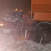 Foto Accident între un microbuz şi un utilaj de deszăpezire (VIDEO)