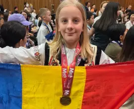 Foto Micul geniu din Caracal, aur la matematică în Thailanda. Eduard Ștefan scrie istorie la Bangkok pentru al doilea an la rând