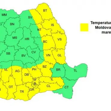 Foto Codul Galben de ger a fost prelungit