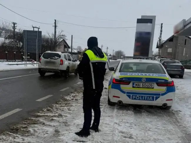 Foto Permise de conducere reținute şi zeci de sancţiuni în urma unei ample acțiuni preventive pe DN 6