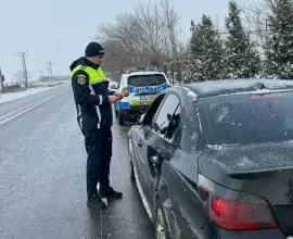 Foto Permise de conducere reținute şi zeci de sancţiuni în urma unei ample acțiuni preventive pe DN 6