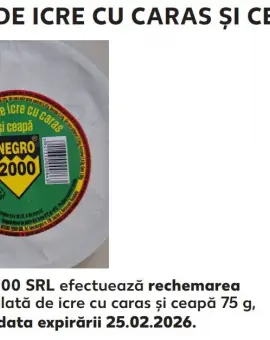 Foto Balş: Produs contaminat cu Listeria a fost retras de la raft