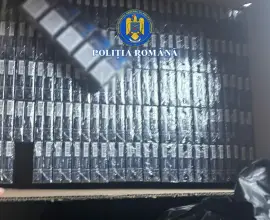 Foto Patru percheziții domiciliare într-un dosar de contrabandă cu țigarete, în județul Olt