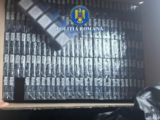 Foto Patru percheziții domiciliare într-un dosar de contrabandă cu țigarete, în județul Olt