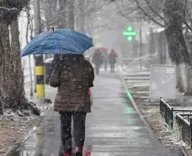 Foto Judeţul Olt, sub Cod Galben de ninsori şi viscol