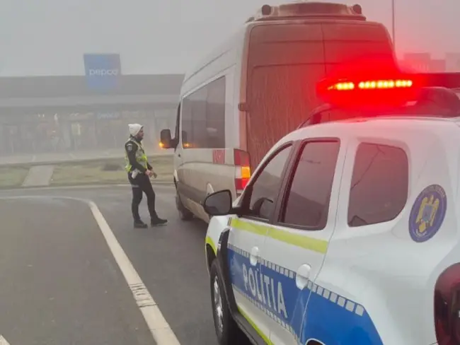 Foto Șofer depistat băut la volanul unui ansamblu de vehicule, în timpul controalelor „TRUCK & BUS” din Olt