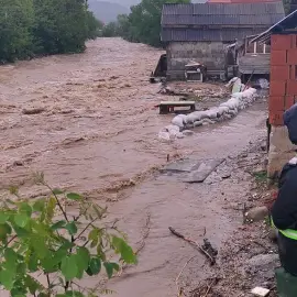 Foto Avertizare hidrologică pentru județul Olt: creșteri de debite și risc de viituri