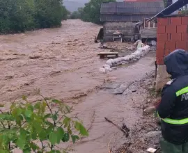 Foto Avertizare hidrologică pentru județul Olt: creșteri de debite și risc de viituri