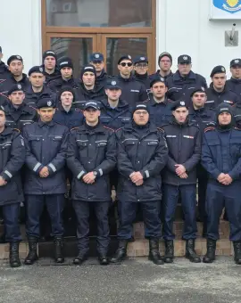 Foto 31 de elevi ai școlilor militare încep practica în structurile de pază și protecție ale Jandarmeriei Olt