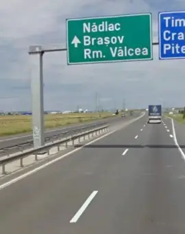 Foto Accident pe Drumul Expres. Traficul rutier este blocat spre Craiova