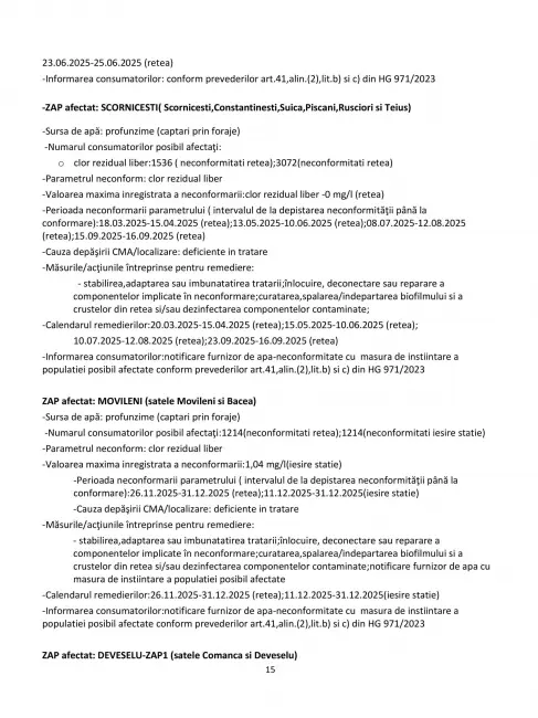 Foto Slatina sub asediul amoniului și nitriților: Apa „potabilă” promisă de Mario De Mezzo, o bombă cu ceas în raportul DSP Olt