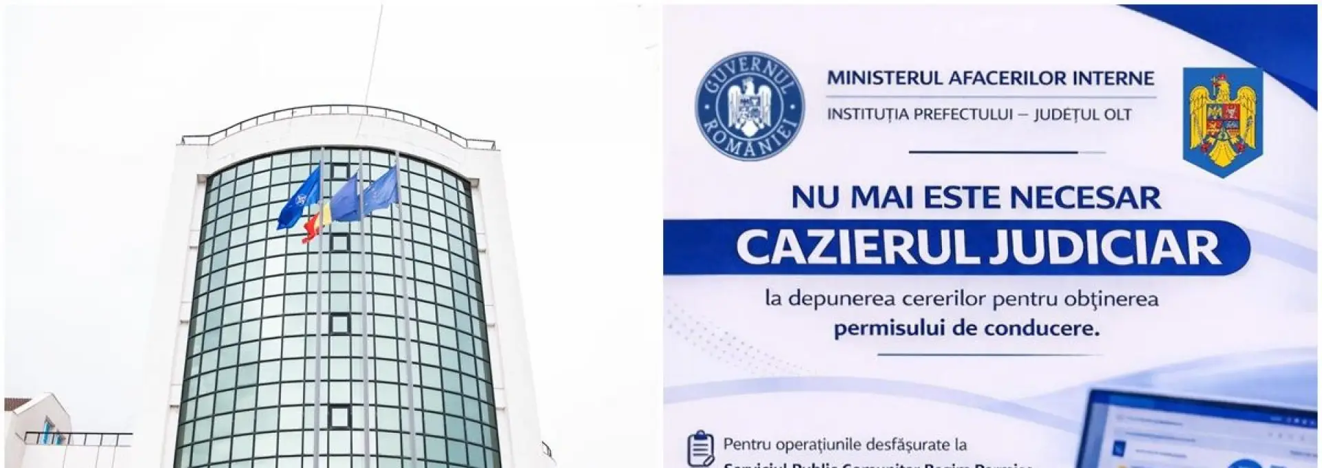 Foto Prefectura Olt: Fără cazier judiciar la dosarul pentru permisul de conducere