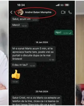 Foto Dezvăluiri incendiare la Slatina: Mesajele prin care primarul De Mezzo încerca să-l racoleze pe Cristian Cismaru