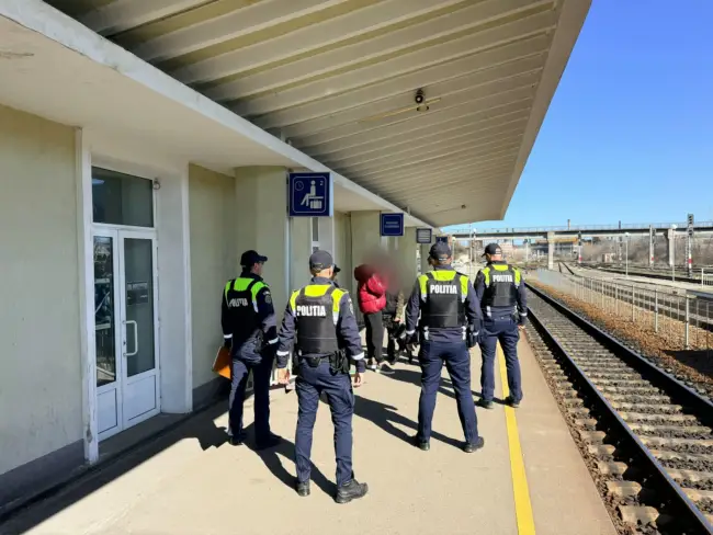 Foto Campanie de prevenire a drogurilor și furturilor în transportul feroviar din Olt