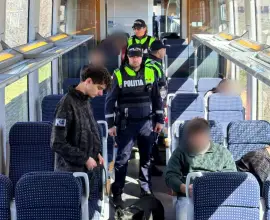 Foto Campanie de prevenire a drogurilor și furturilor în transportul feroviar din Olt