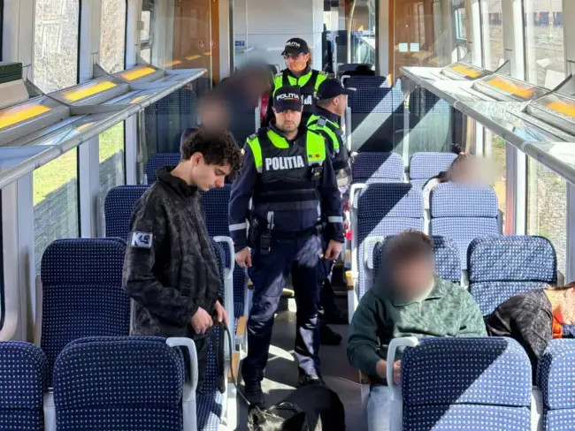 Foto Campanie de prevenire a drogurilor și furturilor în transportul feroviar din Olt