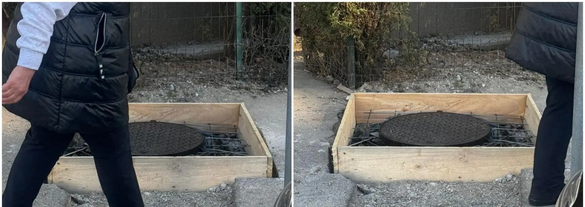 Foto Eroarea CAO care spulberă promisiunea lui De Mezzo: Stradă spartă din nou pentru că s-a uitat montarea vanelor (VIDEO)