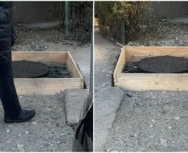 Foto Eroarea CAO care spulberă promisiunea lui De Mezzo: Stradă spartă din nou pentru că s-a uitat montarea vanelor (VIDEO)