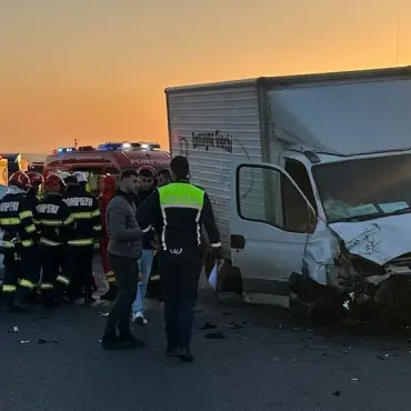 Foto Accident pe Drumul Expres: Coliziune la Milcovu din Deal 