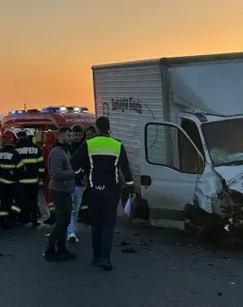Foto Accident pe Drumul Expres: Coliziune la Milcovu din Deal 