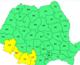 Foto Județul Olt, sub avertizare Cod Galben de vânt