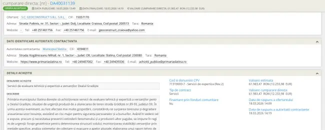 Foto Primarul De Mezzo l-a ascultat pe prefectul Albotă şi a achiziționat expertiza pentru Dealul Grădiște