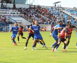 Foto CSM Slatina, după puncte la Bistriţa în primul meci din play-out